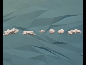 clouds sun moon stars pack 3D Model