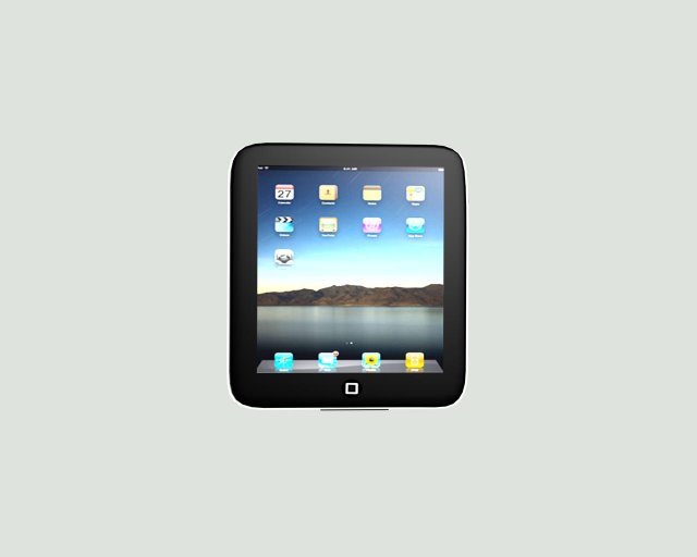 apple ipad 3D Model .c4d .max .obj .3ds .fbx .stl .blend 
