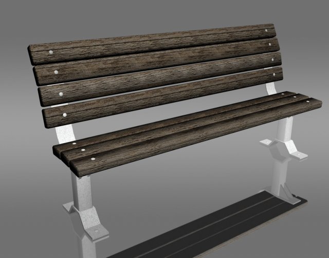 bench mike Modello 3D .c4d .max .obj .3ds .fbx .stl .blend 
