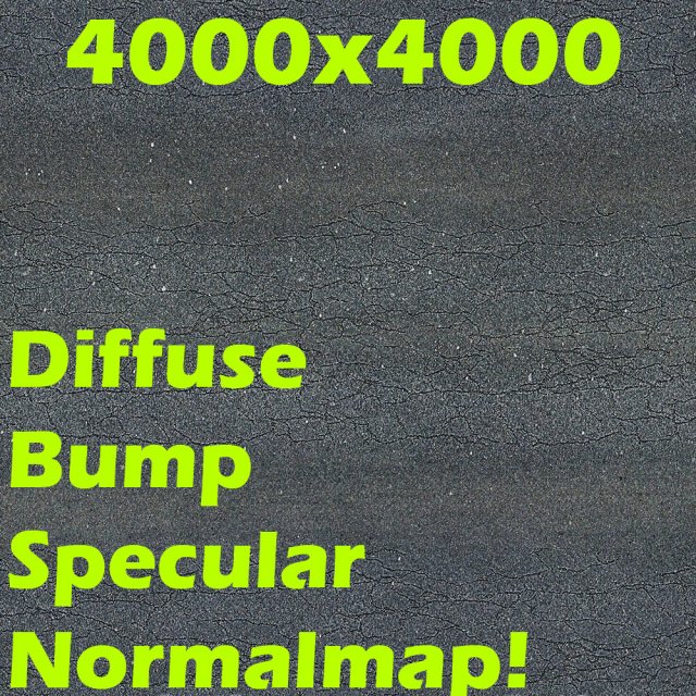 roadcrack Tekstur CG .c4d .max .obj .3ds .fbx .stl .blend 