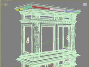 antique desk 3D Model