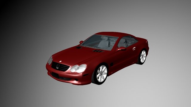 mercedes sl500 3D Model .c4d .max .obj .3ds .fbx .stl .blend 