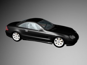 mercedes sl500 3D Model