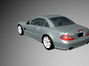 mercedes sl500 3D Model