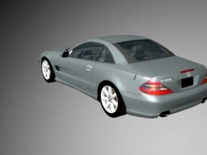 mercedes sl500 3D Model