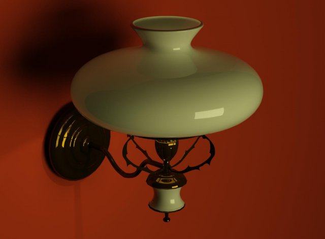 old style lamp 3D 모델 .c4d .max .obj .3ds .fbx .stl .blend 