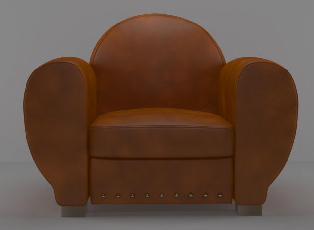 leather chair panama by rochebobois 3Dモデル .c4d .max .obj .3ds .fbx .stl .blend 