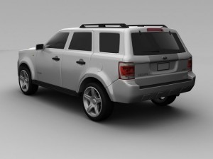 ford escape 2008 3D मॉडल