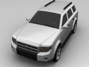 ford escape 2008 3D मॉडल