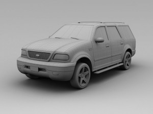 ford expedition 2002 3D Model