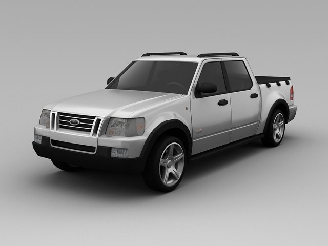 ford explorer 2007 3D Model .c4d .max .obj .3ds .fbx .stl .blend 