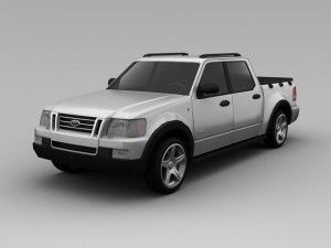 ford explorer 2007 3D-Modell