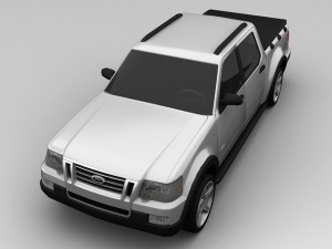 ford explorer 2007 3D Model