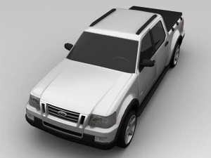 ford explorer 2007 3D Model