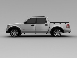 ford explorer 2007 3D Model