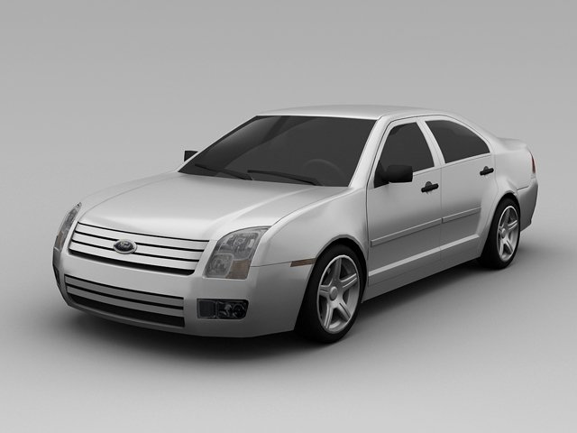 ford fusion 2008 Model 3D .c4d .max .obj .3ds .fbx .stl .blend 