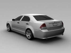 ford fusion 2008 Model 3D