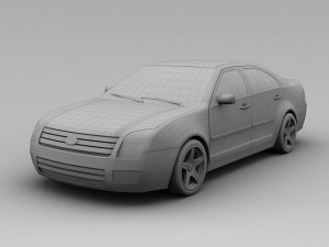 ford fusion 2008 Model 3D