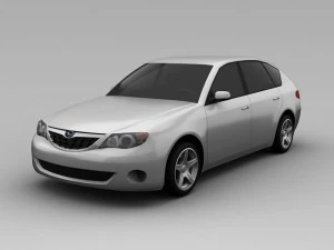 subaru impreza 2008 wagon Model 3D