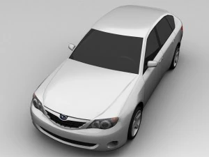 subaru impreza 2008 wagon 3D Model
