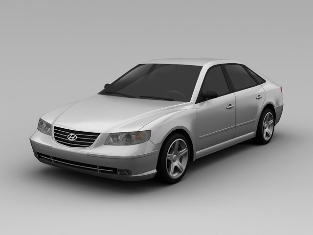 hyundai azera 2008 3D Model .c4d .max .obj .3ds .fbx .stl .blend 
