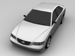 hyundai azera 2008 3D Model