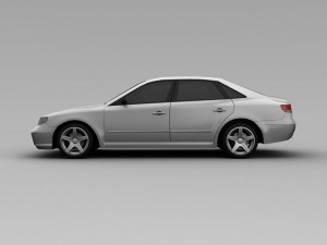 hyundai azera 2008 3D Model