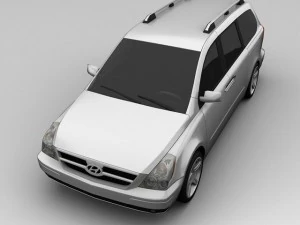hyundai entourage 2007 3D Model