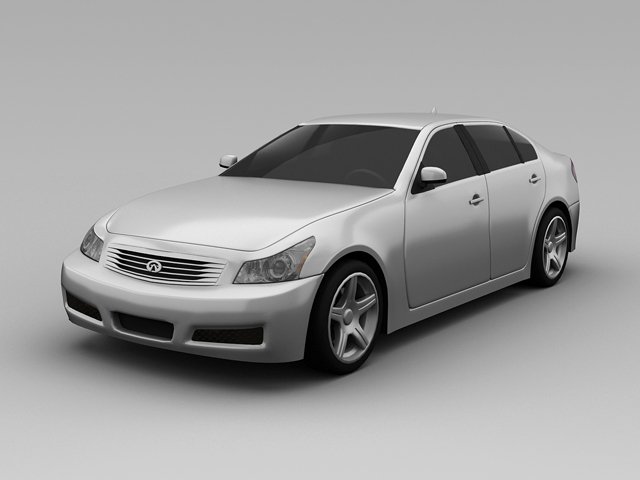infiniti g35x 2007 Model 3D .c4d .max .obj .3ds .fbx .stl .blend 