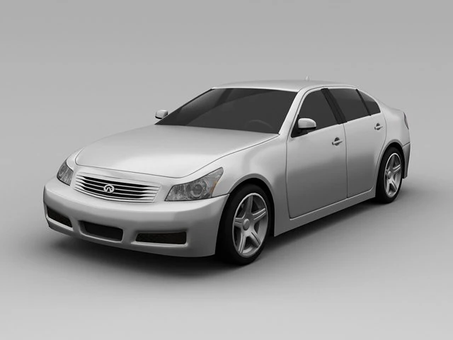 infiniti g35x 2007 3D Model .c4d .max .obj .3ds .fbx .stl .blend 