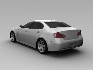 infiniti g35x 2007 Model 3D