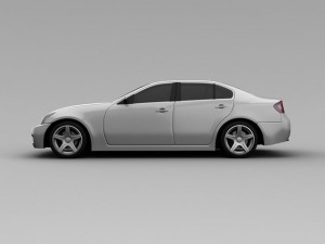 infiniti g35x 2007 Model 3D