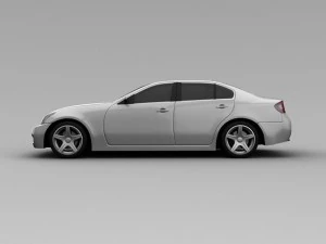 infiniti g35x 2007 3D Model
