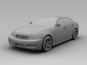 infiniti g35x 2007 Model 3D