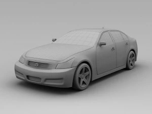 infiniti g35x 2007 3D Model