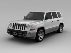 jeep patriot 2007 3Dモデル