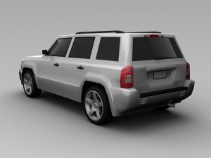 jeep patriot 2007 Modello 3D