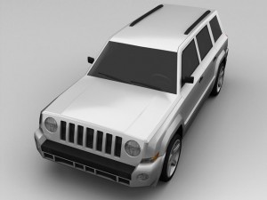 jeep patriot 2007 Modello 3D