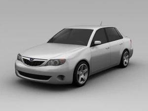 subaru impreza 2008 sedan 3D Model