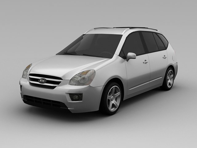 kia rondo 2008 3D 模型 .c4d .max .obj .3ds .fbx .stl .blend 