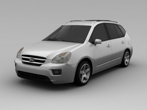 kia rondo 2008 3D Model
