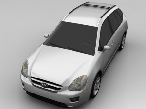 kia rondo 2008 3D 模型