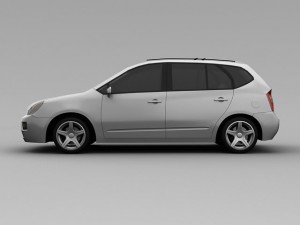 kia rondo 2008 3D 模型