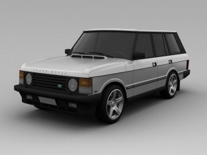 land rover  range rover 1993 3D 模型
