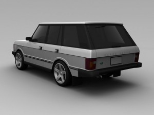 land rover  range rover 1993 3D-Modell