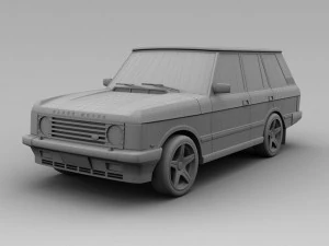 land rover  range rover 1993 3D Model