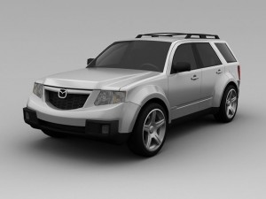 mazda tribute 2008 3D Model