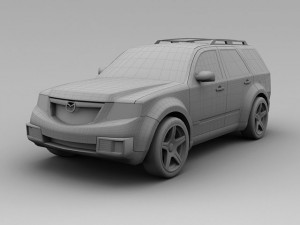 mazda tribute 2008 3D Модель