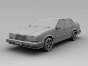 volvo 960 1993 3Dモデル