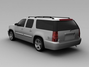 gmc yukon k1500 2007 3D Модель